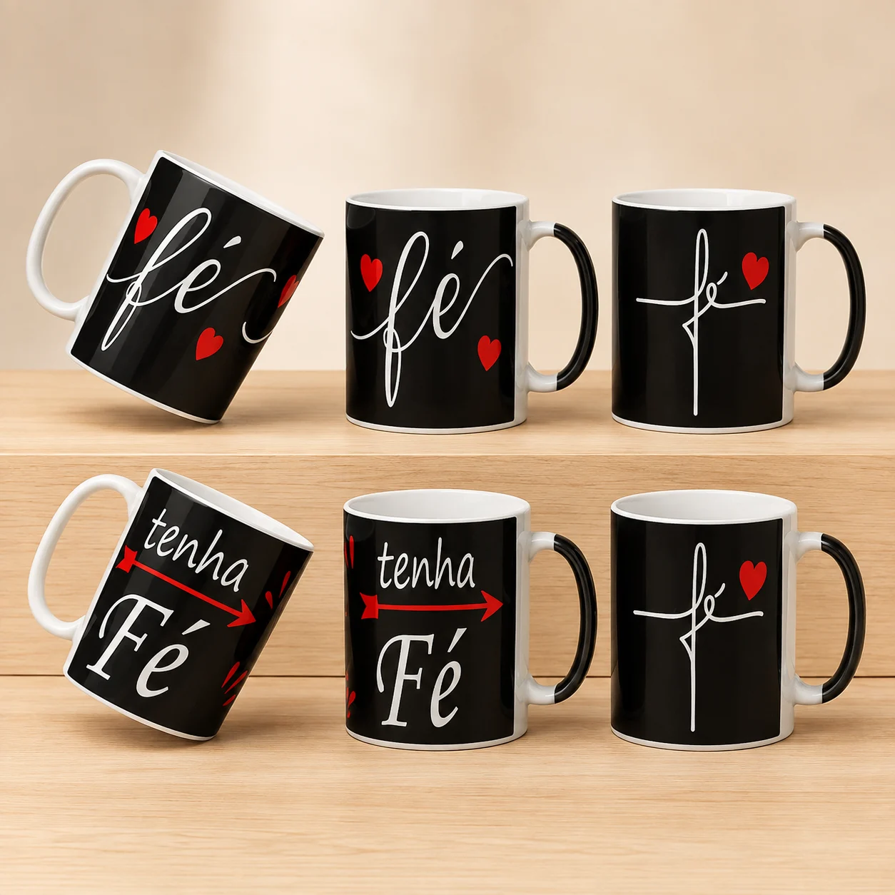 Canecas Fé — Faixa 300 ml