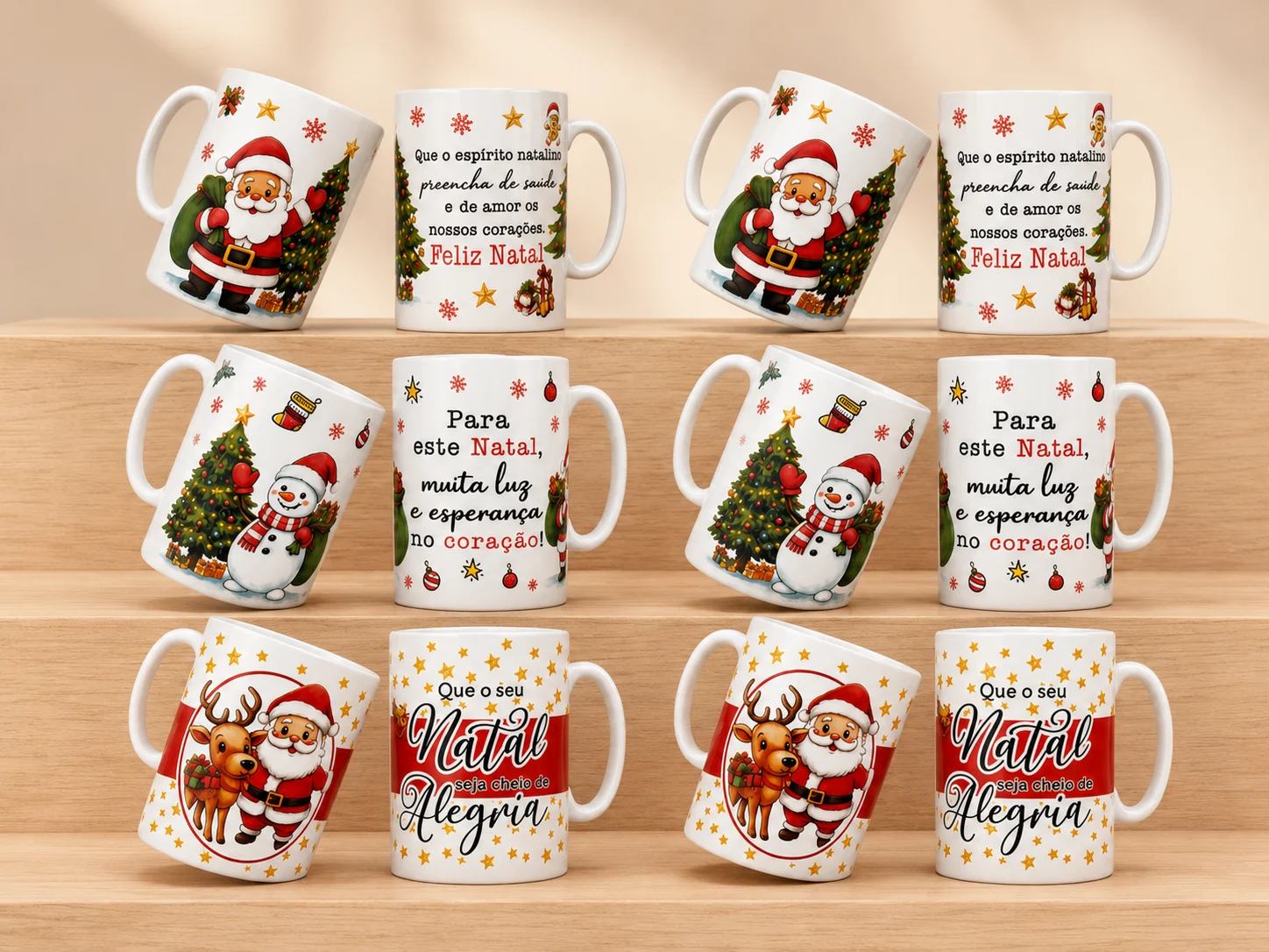 Porcelanas que fazem parte dos seus momentos.