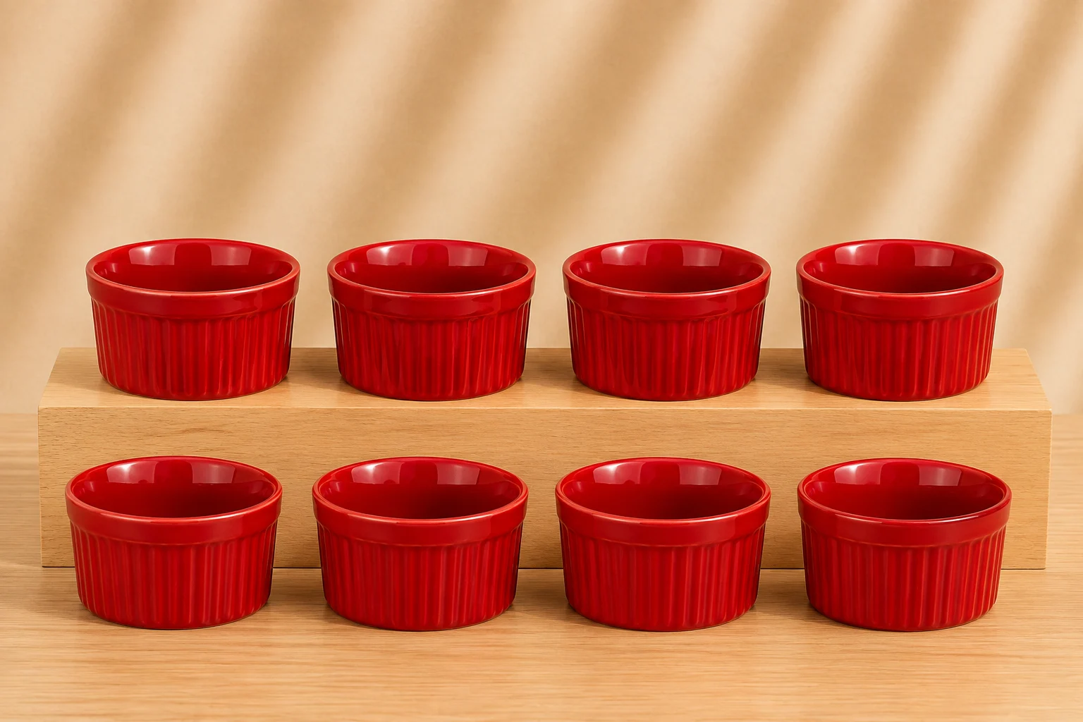 Ramequins 150 ml — Vermelho